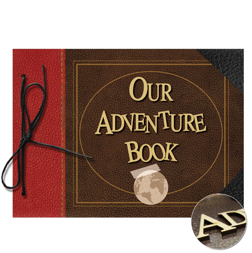 Album Our Adventure Book PREMIUM version LETRAS 3D - 20 HOJAS